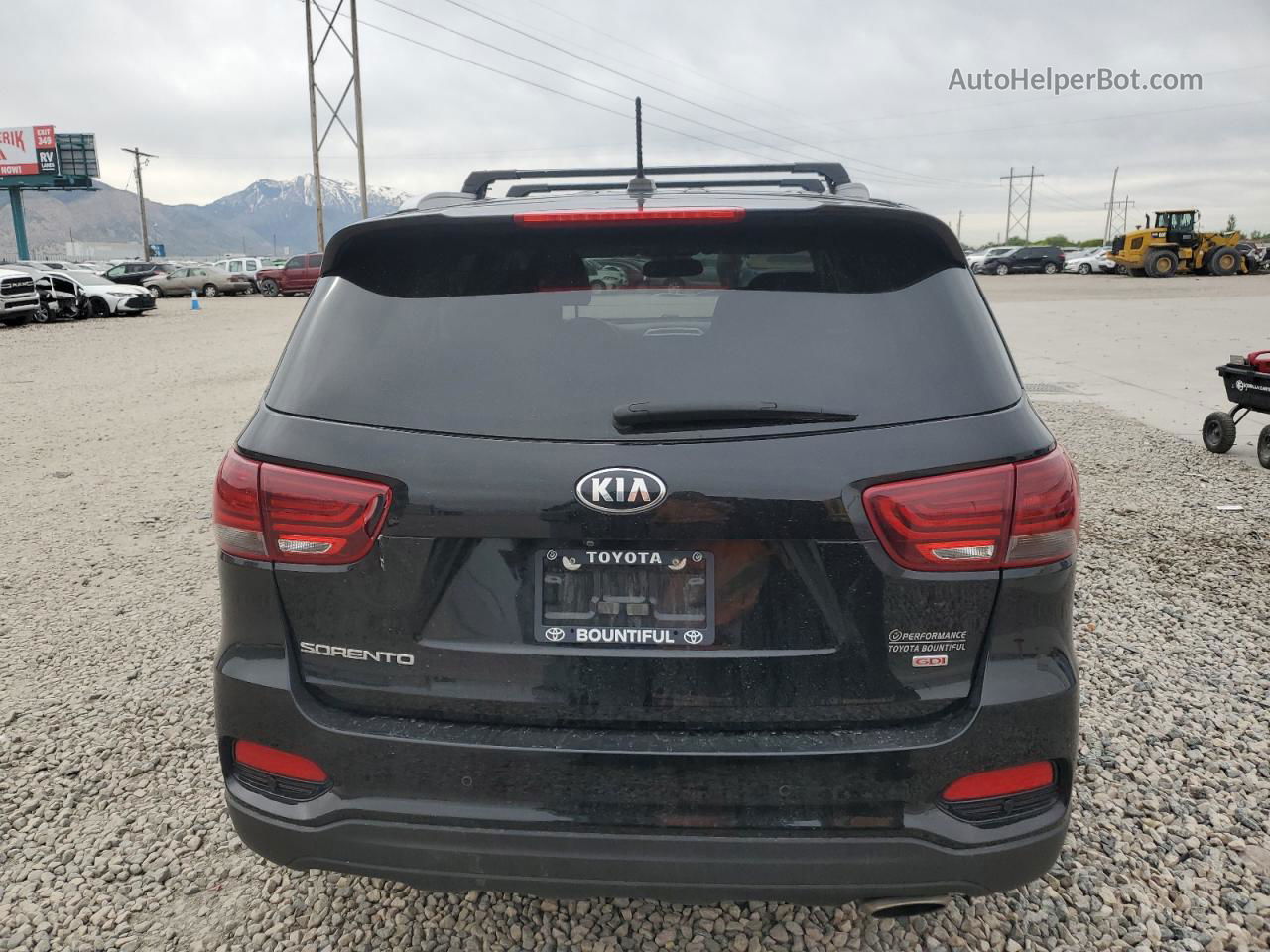 2020 Kia Sorento L Черный vin: 5XYPG4A39LG637297