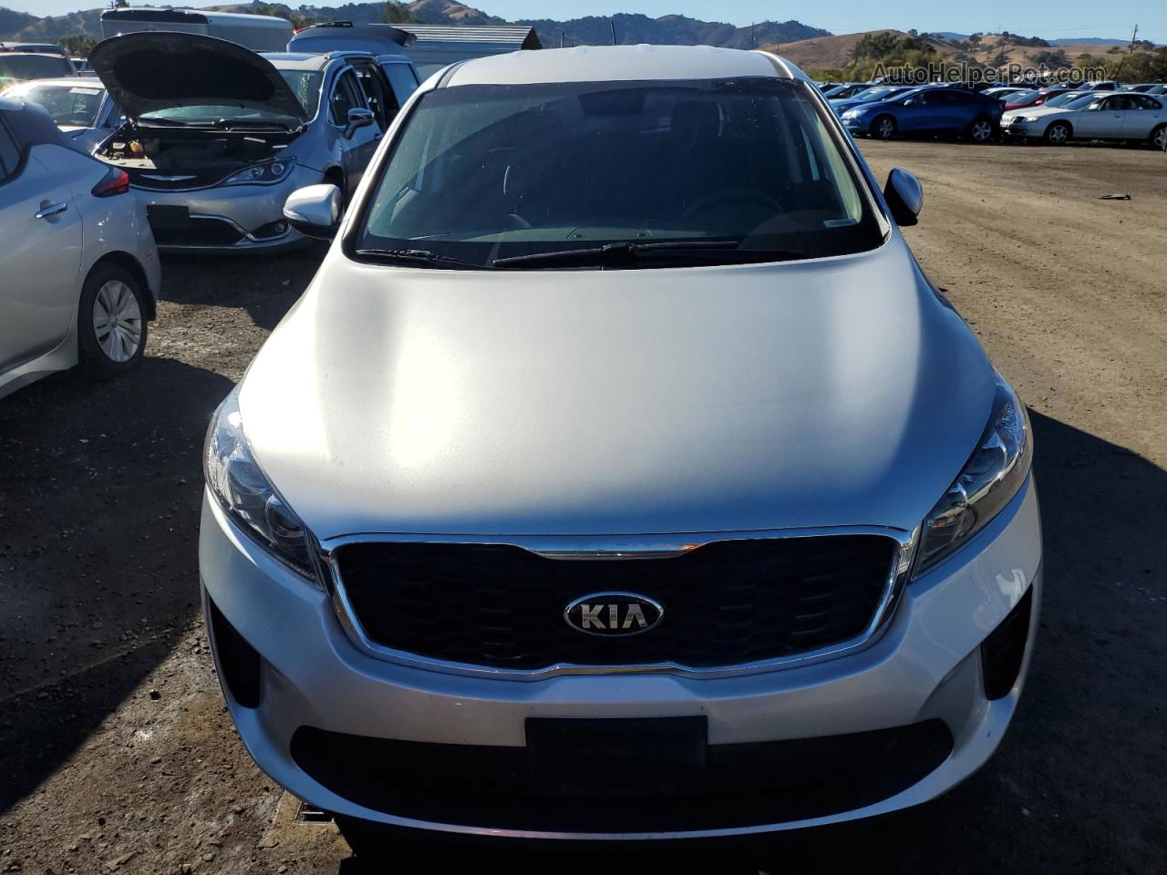 2020 Kia Sorento L Silver vin: 5XYPG4A39LG643777