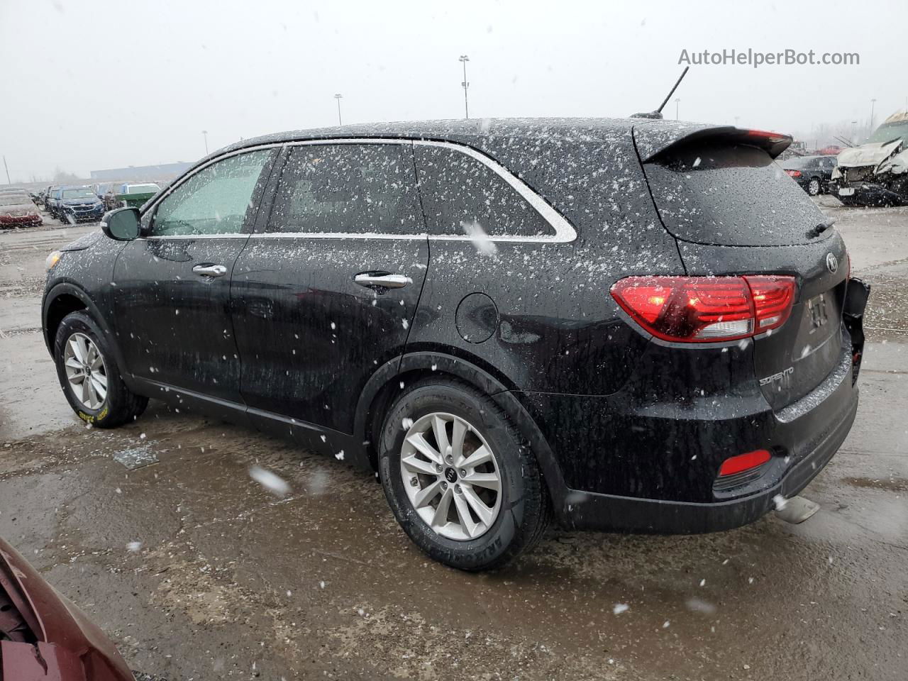 2020 Kia Sorento L Черный vin: 5XYPG4A39LG682949