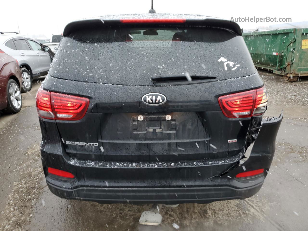 2020 Kia Sorento L Черный vin: 5XYPG4A39LG682949