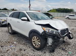 2017 Kia Sorento Lx White vin: 5XYPG4A3XHG244674