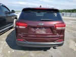 2017 Kia Sorento Lx Burgundy vin: 5XYPG4A3XHG246523