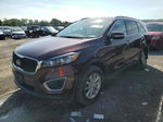 2017 Kia Sorento Lx Burgundy vin: 5XYPG4A3XHG246523