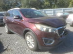 2017 Kia Sorento Lx Burgundy vin: 5XYPG4A3XHG250703