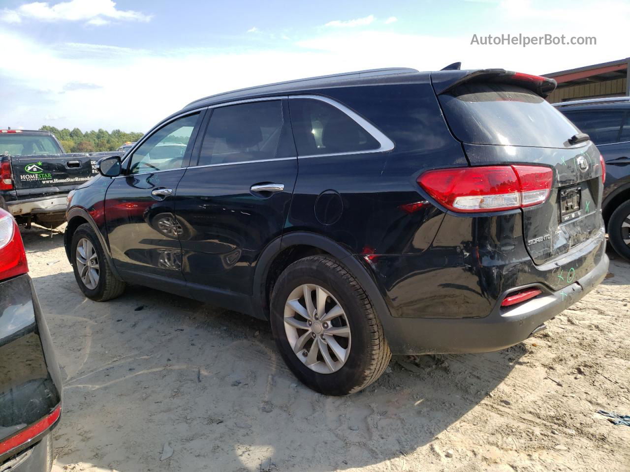 2017 Kia Sorento Lx Черный vin: 5XYPG4A3XHG297066