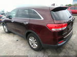 2017 Kia Sorento Lx Maroon vin: 5XYPG4A3XHG301486