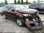 2017 Kia Sorento Lx Maroon vin: 5XYPG4A3XHG301486