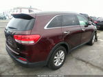 2017 Kia Sorento Lx Maroon vin: 5XYPG4A3XHG301486