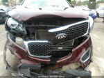 2017 Kia Sorento Lx Maroon vin: 5XYPG4A3XHG301486