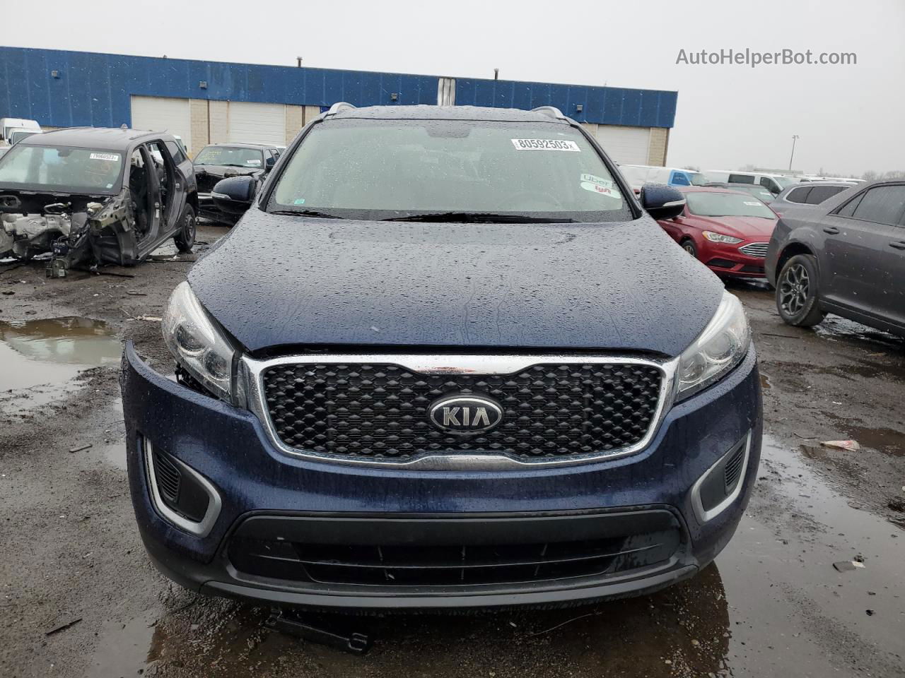 2018 Kia Sorento Lx Blue vin: 5XYPG4A3XJG382382