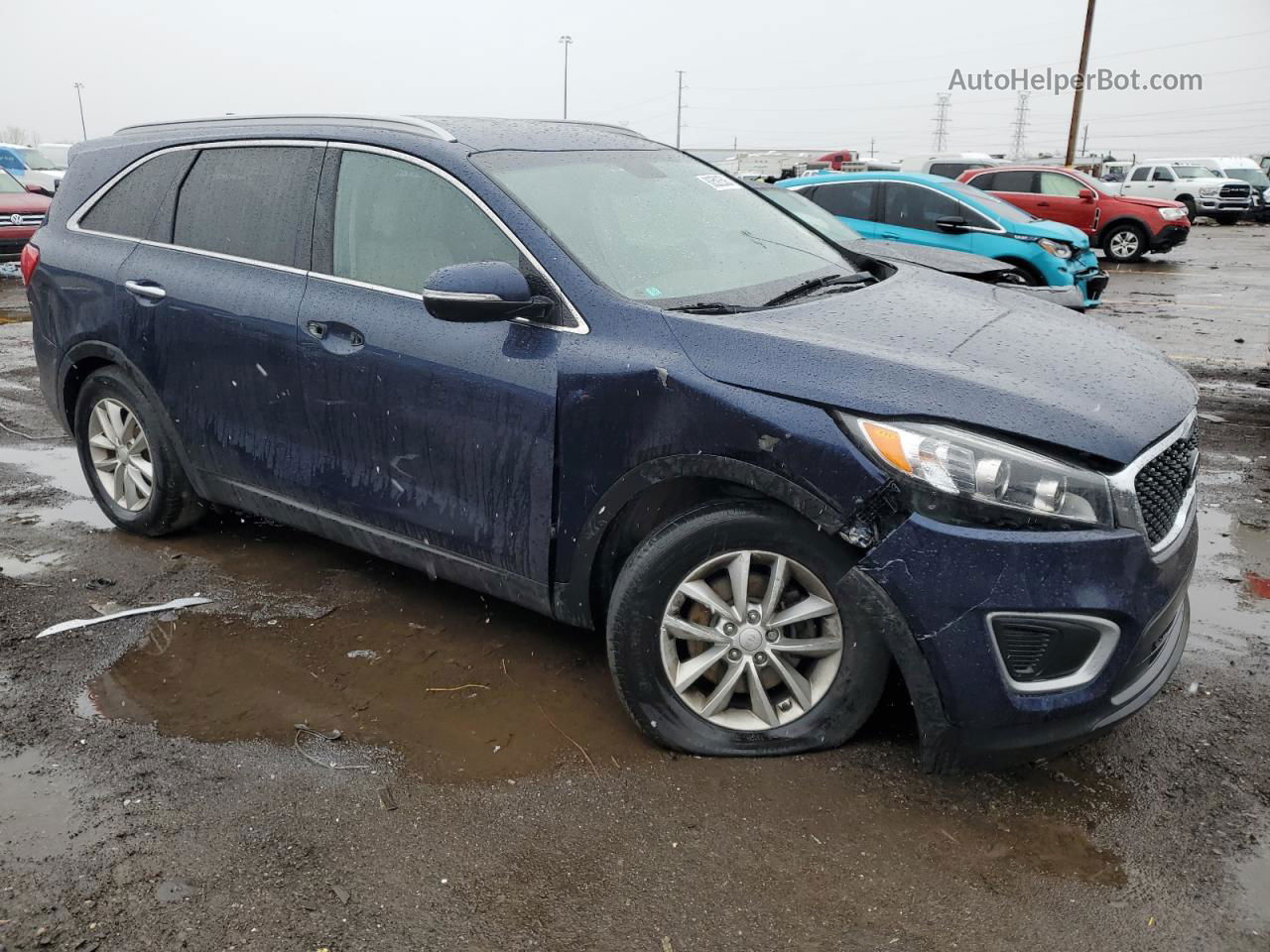 2018 Kia Sorento Lx Blue vin: 5XYPG4A3XJG382382