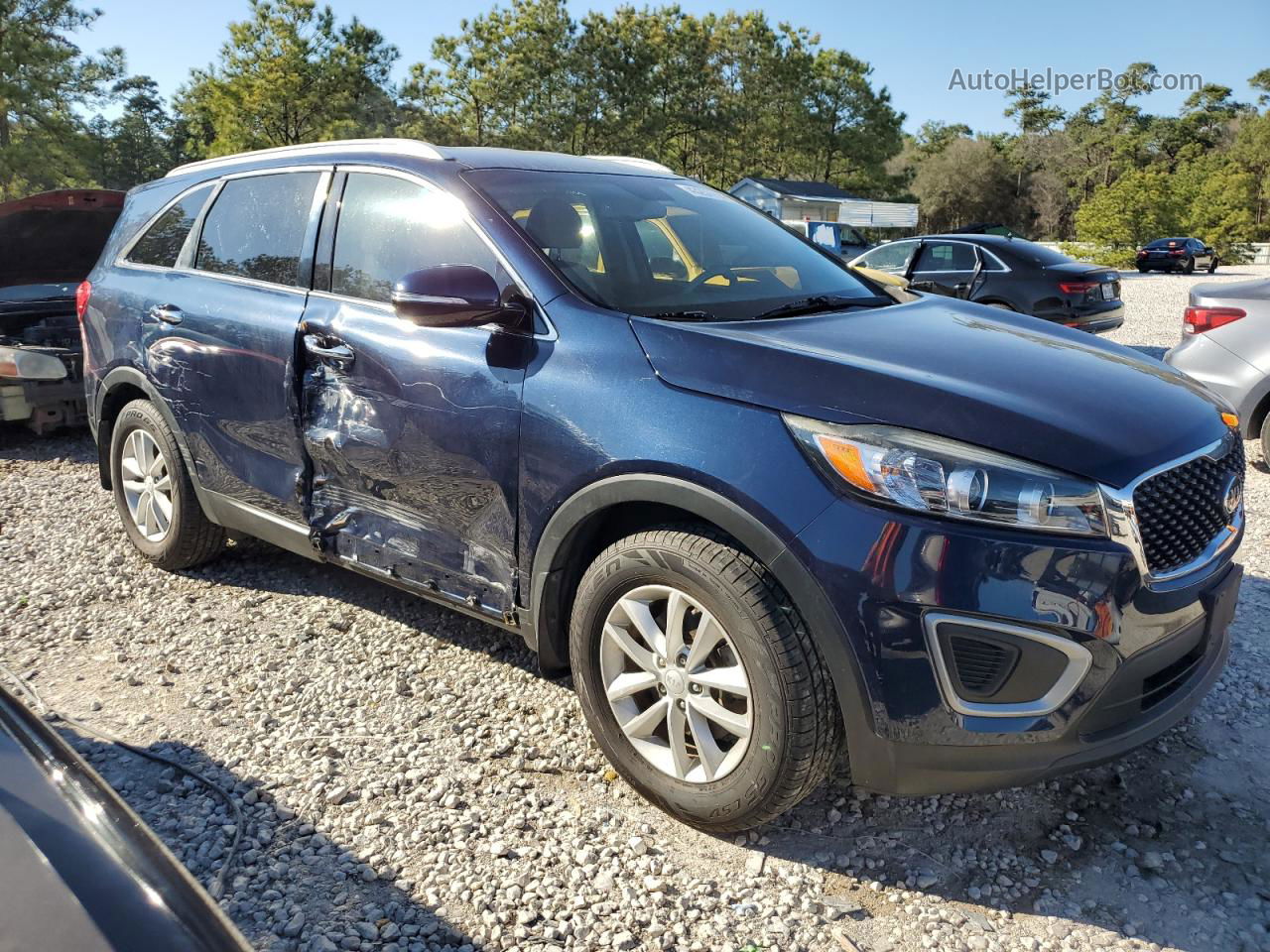 2018 Kia Sorento Lx Blue vin: 5XYPG4A3XJG387565