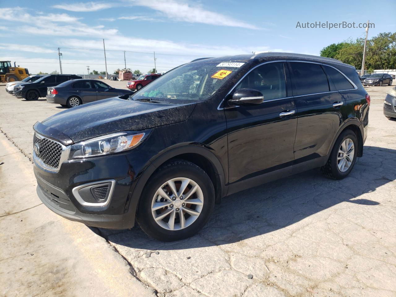 2018 Kia Sorento Lx Black vin: 5XYPG4A3XJG416885