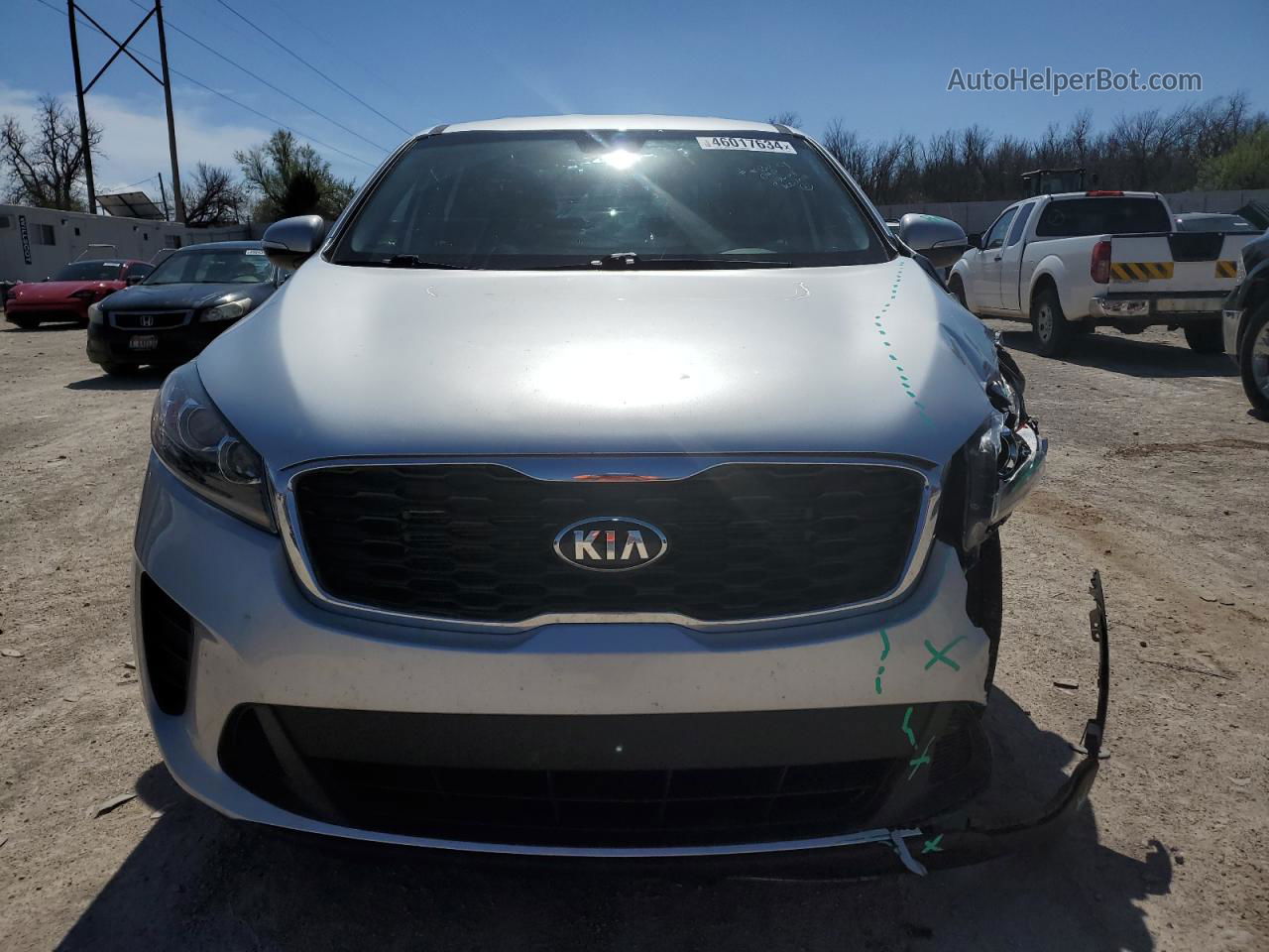 2020 Kia Sorento L Silver vin: 5XYPG4A3XLG623246