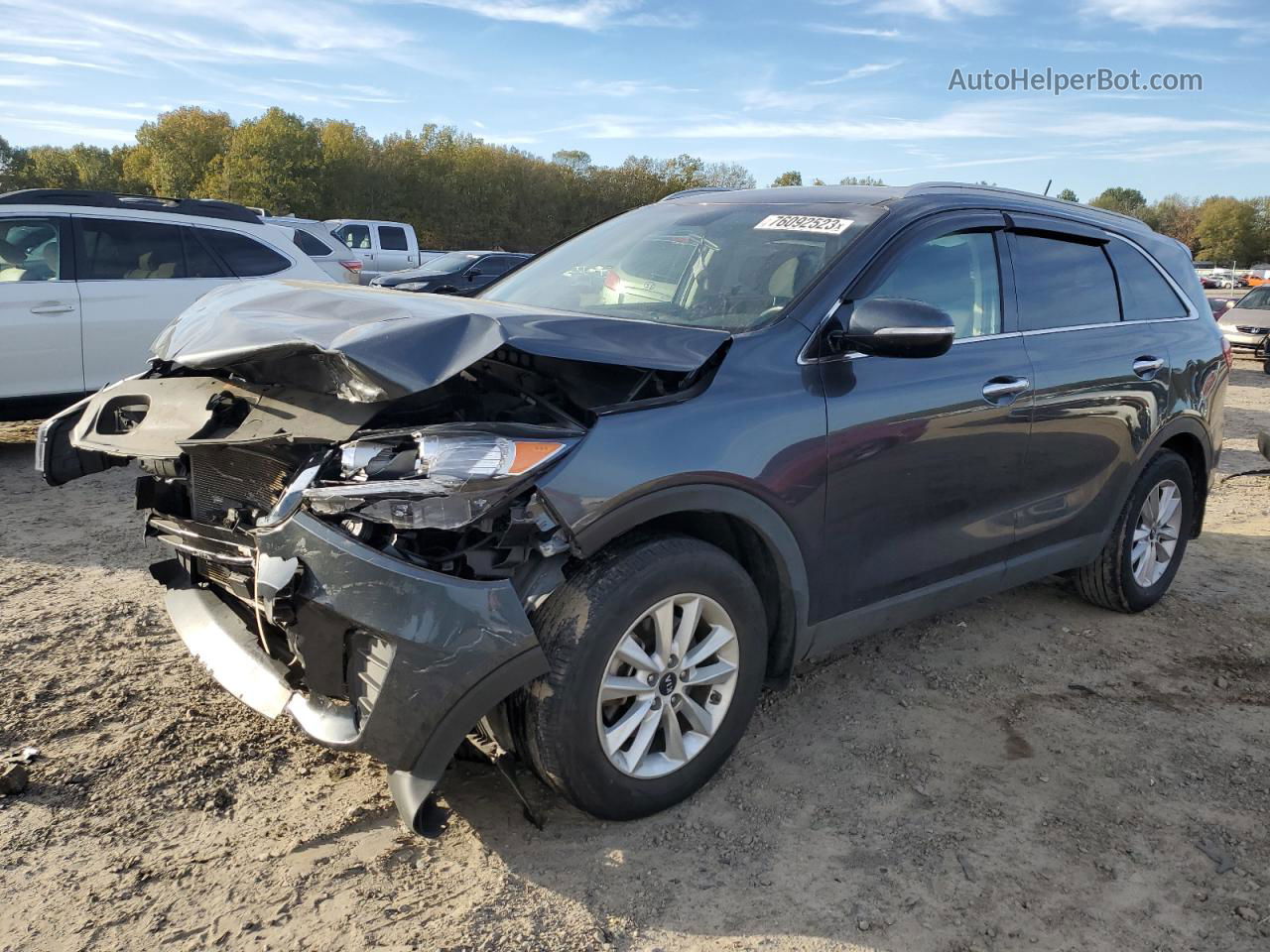 2020 Kia Sorento L Gray vin: 5XYPG4A3XLG676738