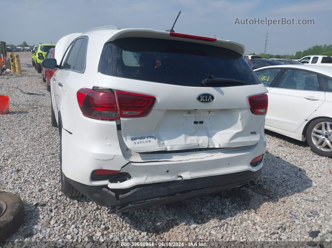 2020 Kia Sorento 2.4l Lx White vin: 5XYPG4A3XLG688355