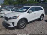 2020 Kia Sorento 2.4l Lx White vin: 5XYPG4A3XLG688355