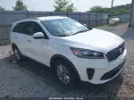 2020 Kia Sorento 2.4l Lx White vin: 5XYPG4A3XLG688355