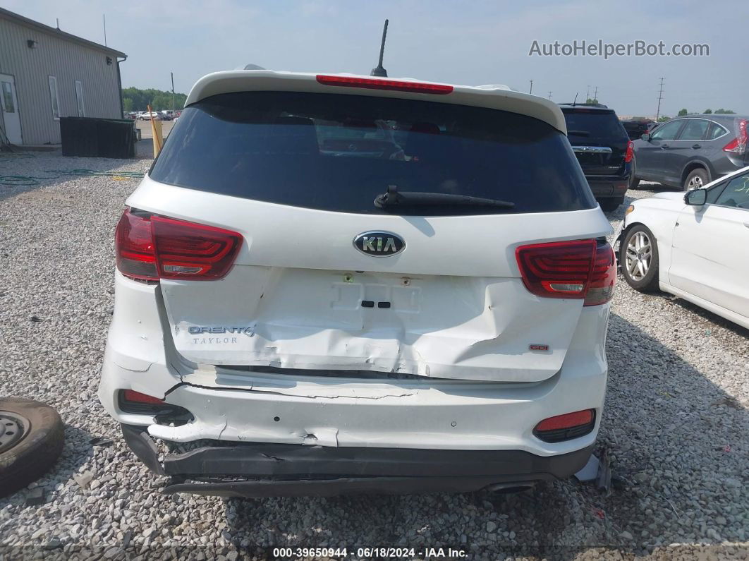 2020 Kia Sorento 2.4l Lx White vin: 5XYPG4A3XLG688355