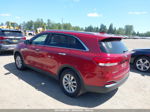 2017 Kia Sorento 3.3l Lx Red vin: 5XYPG4A50HG302776