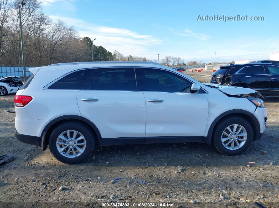 2017 Kia Sorento 3.3l Lx White vin: 5XYPG4A51HG241924