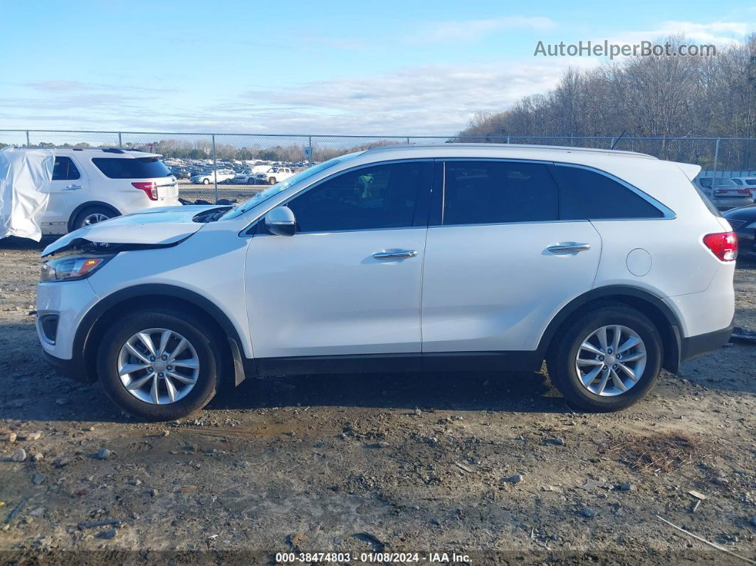 2017 Kia Sorento 3.3l Lx White vin: 5XYPG4A51HG241924