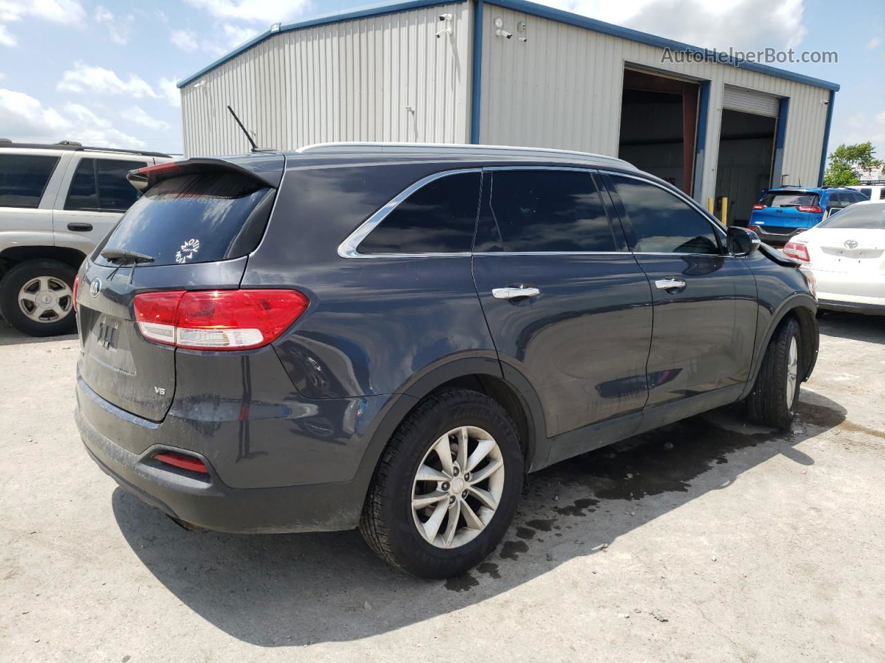 2018 Kia Sorento Lx Серый vin: 5XYPG4A51JG351829