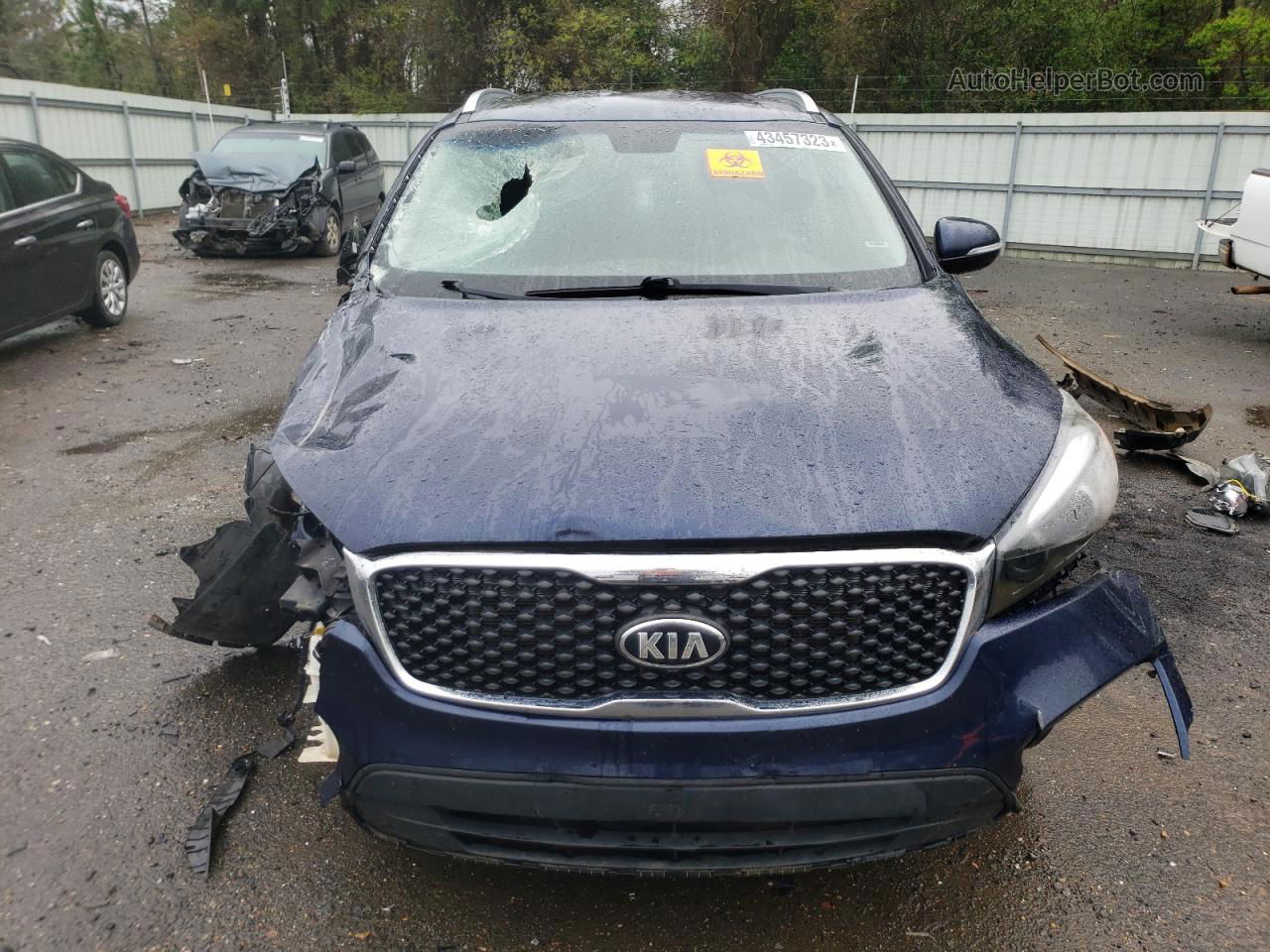 2018 Kia Sorento Lx Blue vin: 5XYPG4A51JG372700