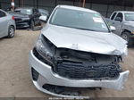 2020 Kia Sorento 3.3l Lx Silver vin: 5XYPG4A51LG633200