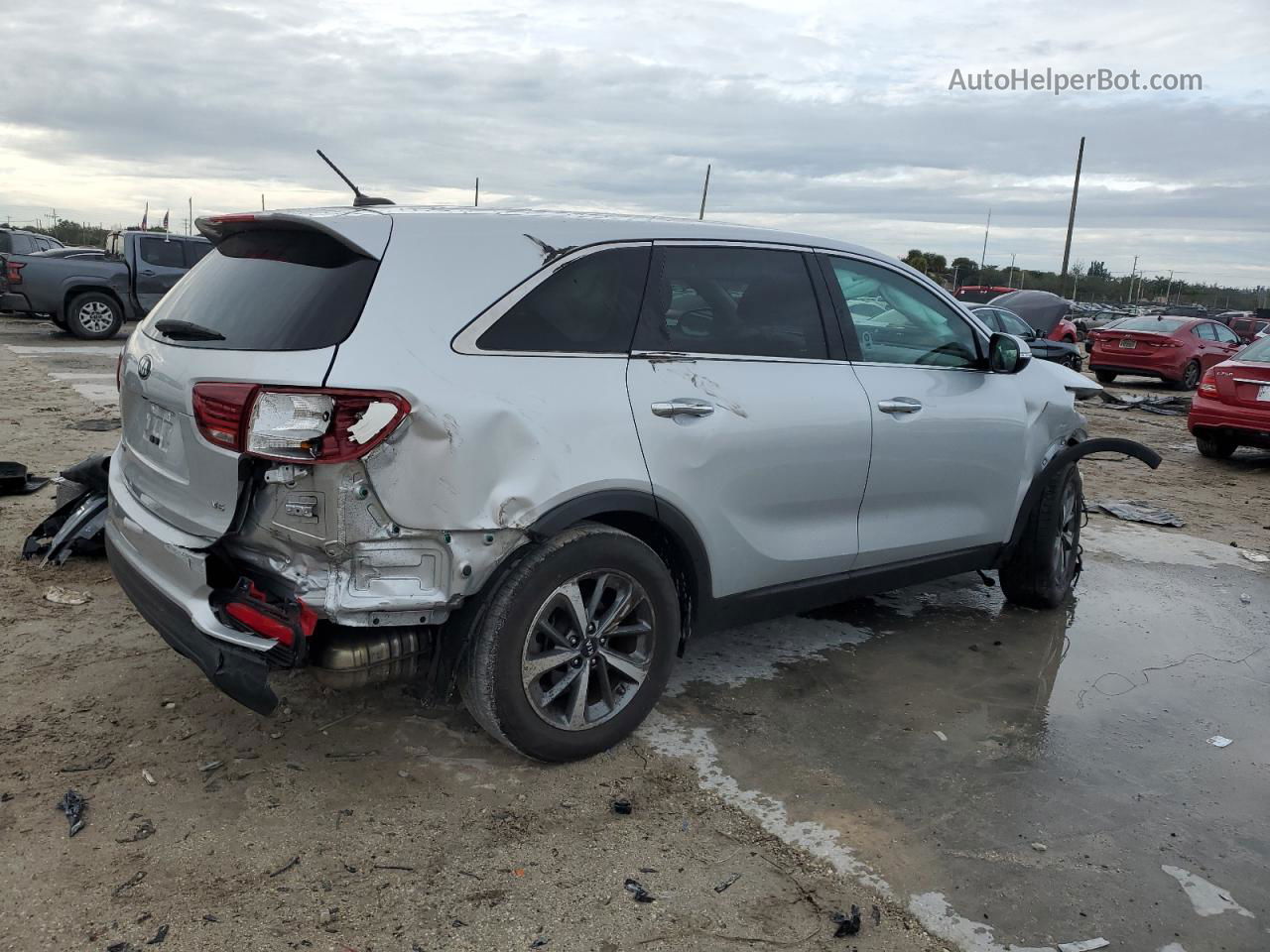 2020 Kia Sorento S Silver vin: 5XYPG4A51LG670683