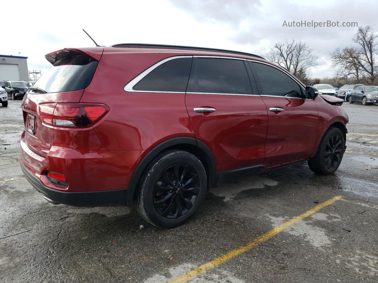 2020 Kia Sorento S Red vin: 5XYPG4A51LG694305