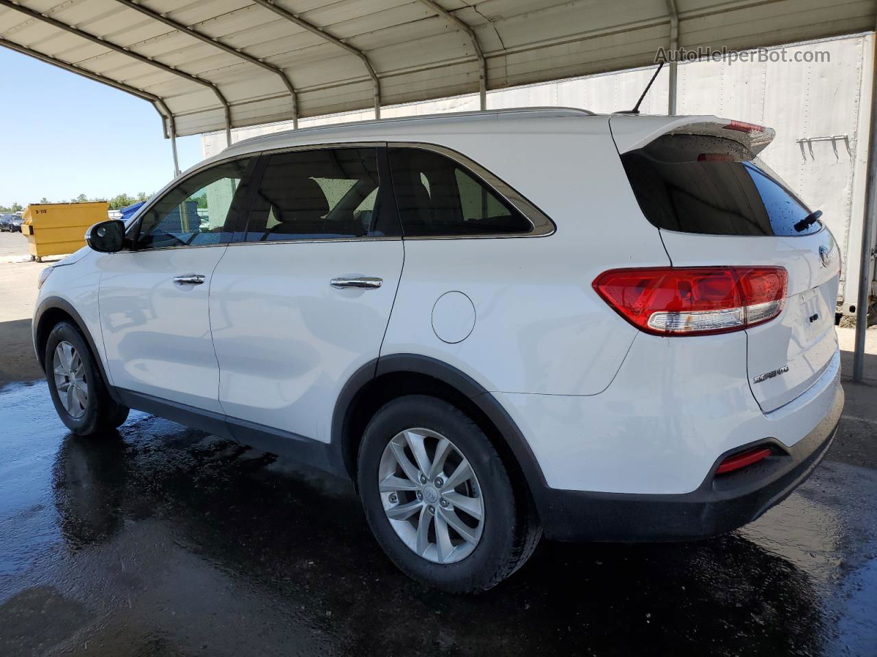 2017 Kia Sorento Lx White vin: 5XYPG4A52HG196038