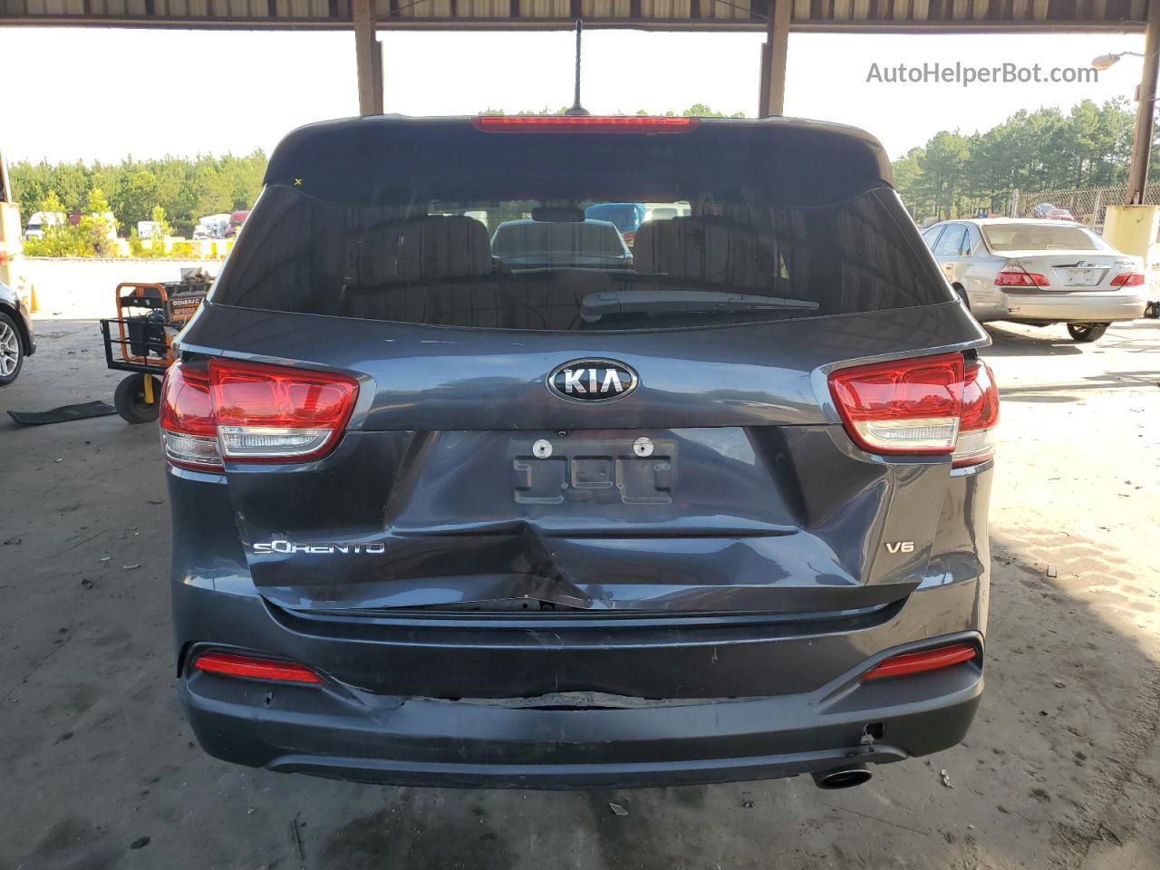 2017 Kia Sorento Lx Gray vin: 5XYPG4A52HG223125