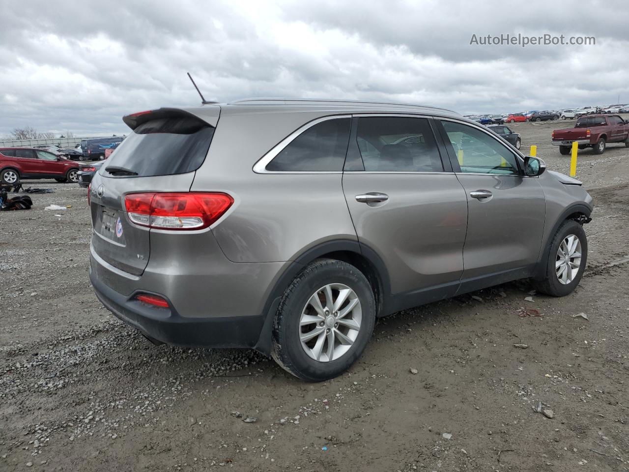 2017 Kia Sorento Lx Gray vin: 5XYPG4A52HG297421