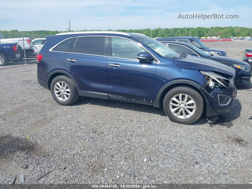 2018 Kia Sorento 3.3l Lx Синий vin: 5XYPG4A52JG360958