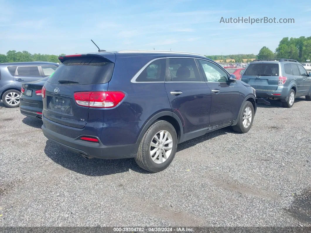 2018 Kia Sorento 3.3l Lx Синий vin: 5XYPG4A52JG360958