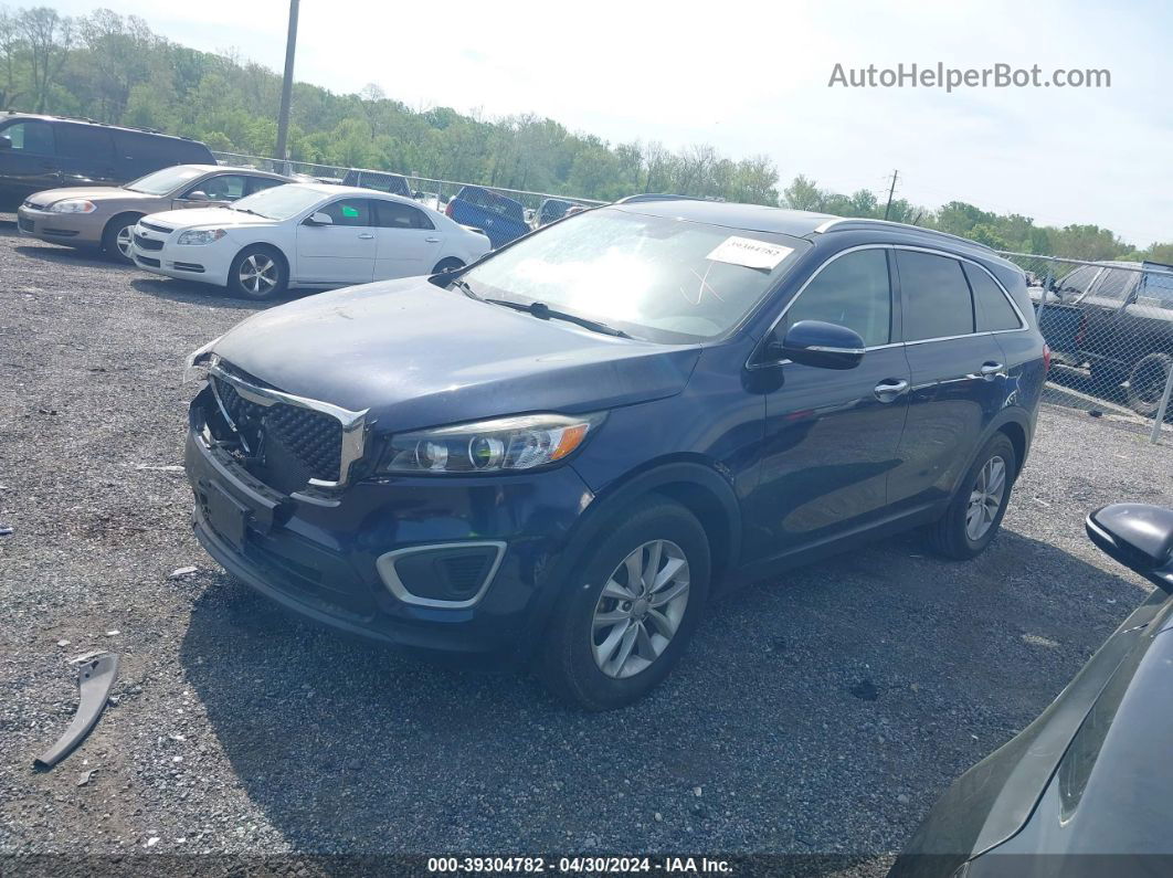 2018 Kia Sorento 3.3l Lx Синий vin: 5XYPG4A52JG360958