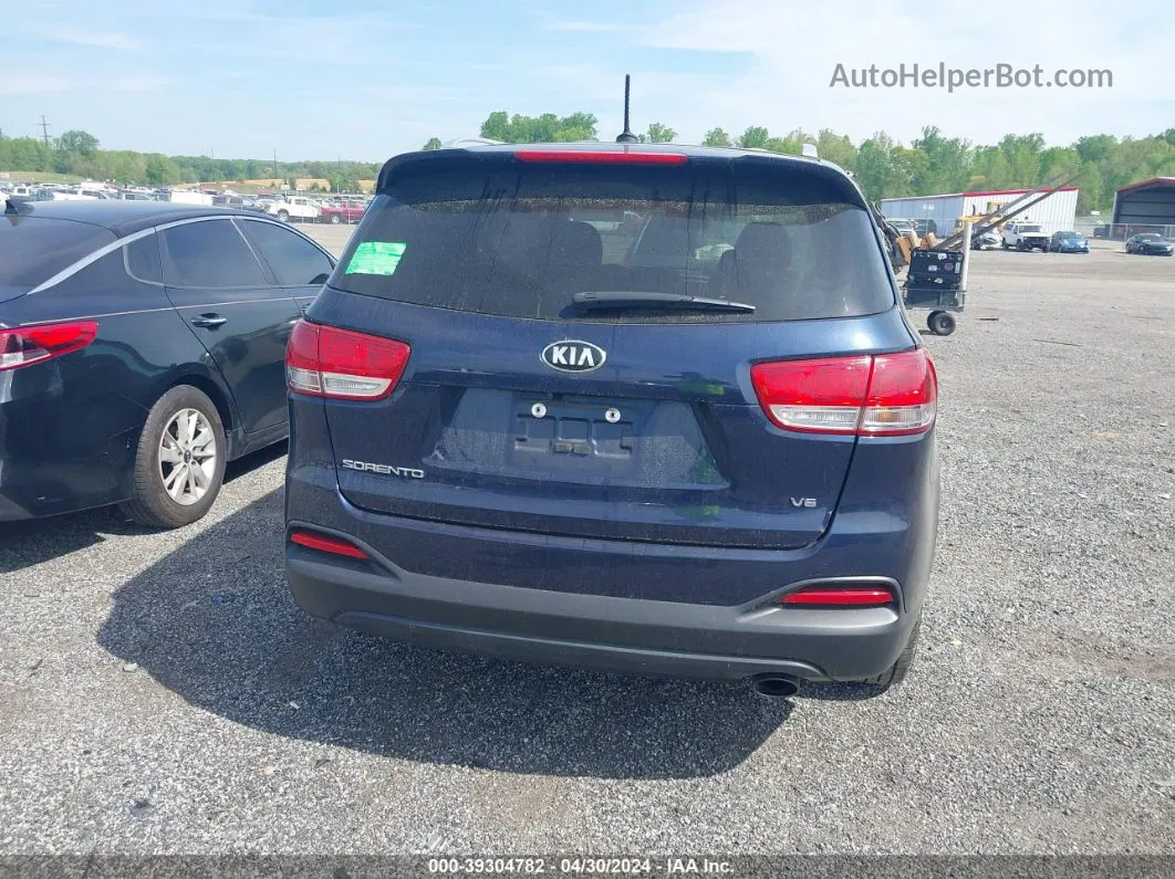 2018 Kia Sorento 3.3l Lx Синий vin: 5XYPG4A52JG360958