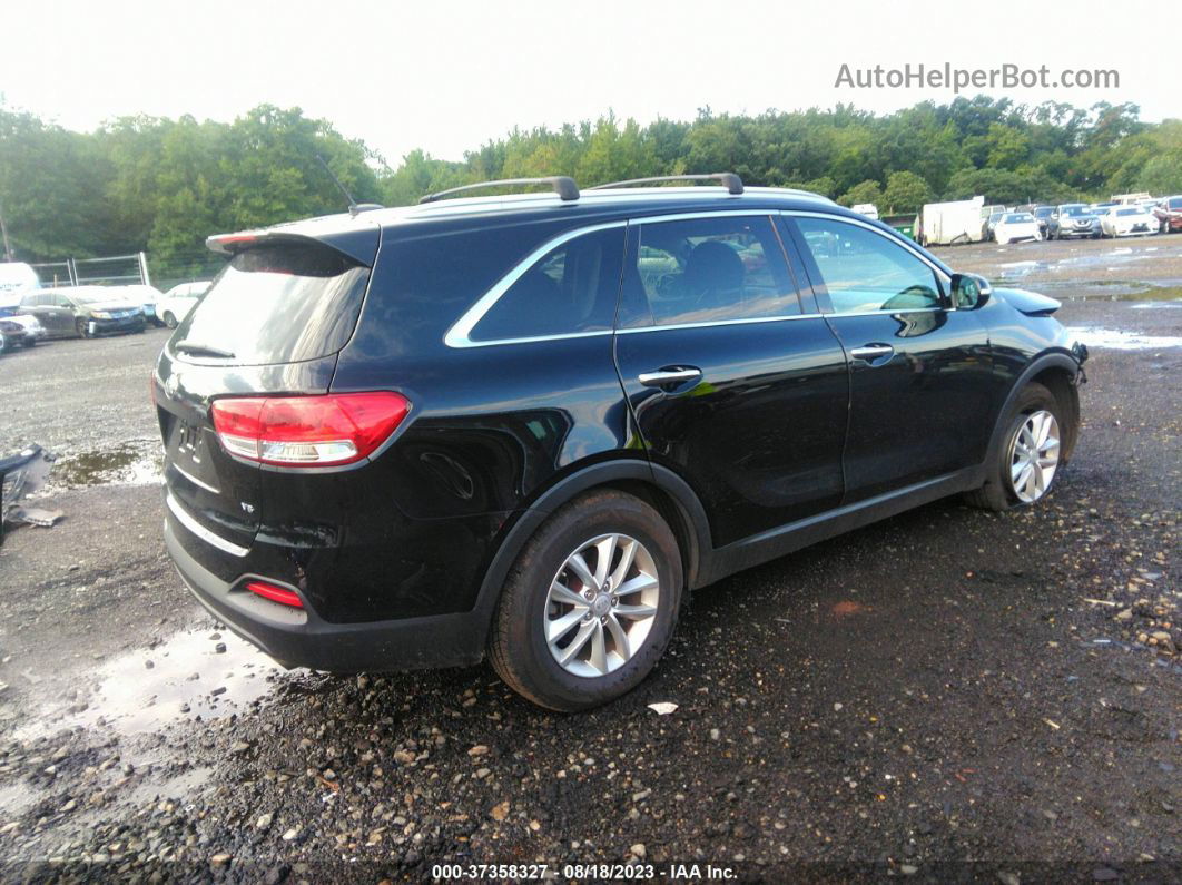 2018 Kia Sorento Lx V6 Black vin: 5XYPG4A52JG375959