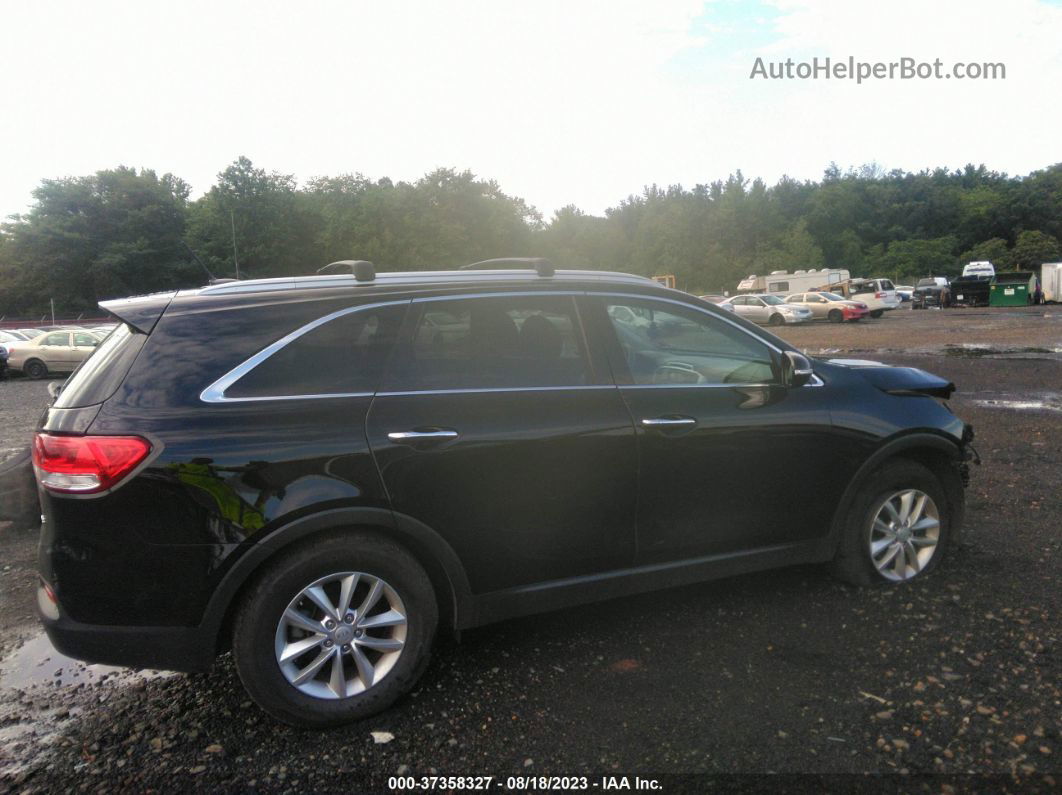 2018 Kia Sorento Lx V6 Black vin: 5XYPG4A52JG375959