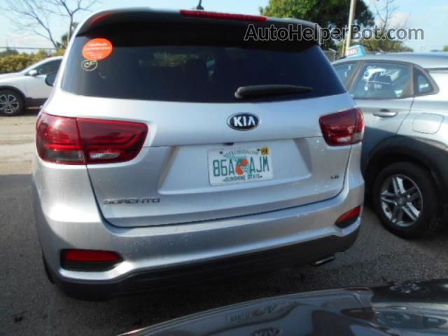 2020 Kia Sorento Lx V6 Silver vin: 5XYPG4A52LG612095