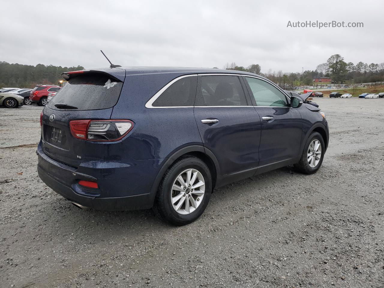 2020 Kia Sorento S Синий vin: 5XYPG4A52LG612646