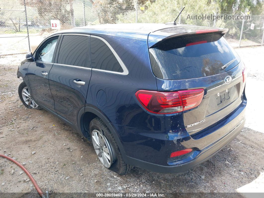 2020 Kia Sorento 3.3l Lx Dark Blue vin: 5XYPG4A52LG616650