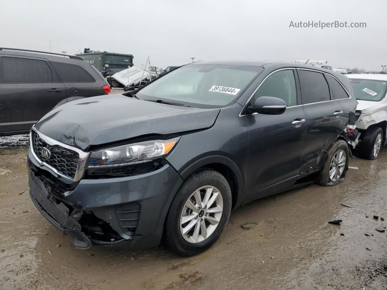 2020 Kia Sorento S Gray vin: 5XYPG4A52LG674273