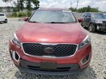 2017 Kia Sorento Lx Red vin: 5XYPG4A53HG224557