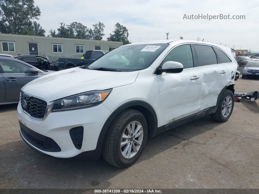 2020 Kia Sorento 3.3l Lx White vin: 5XYPG4A53LG622179