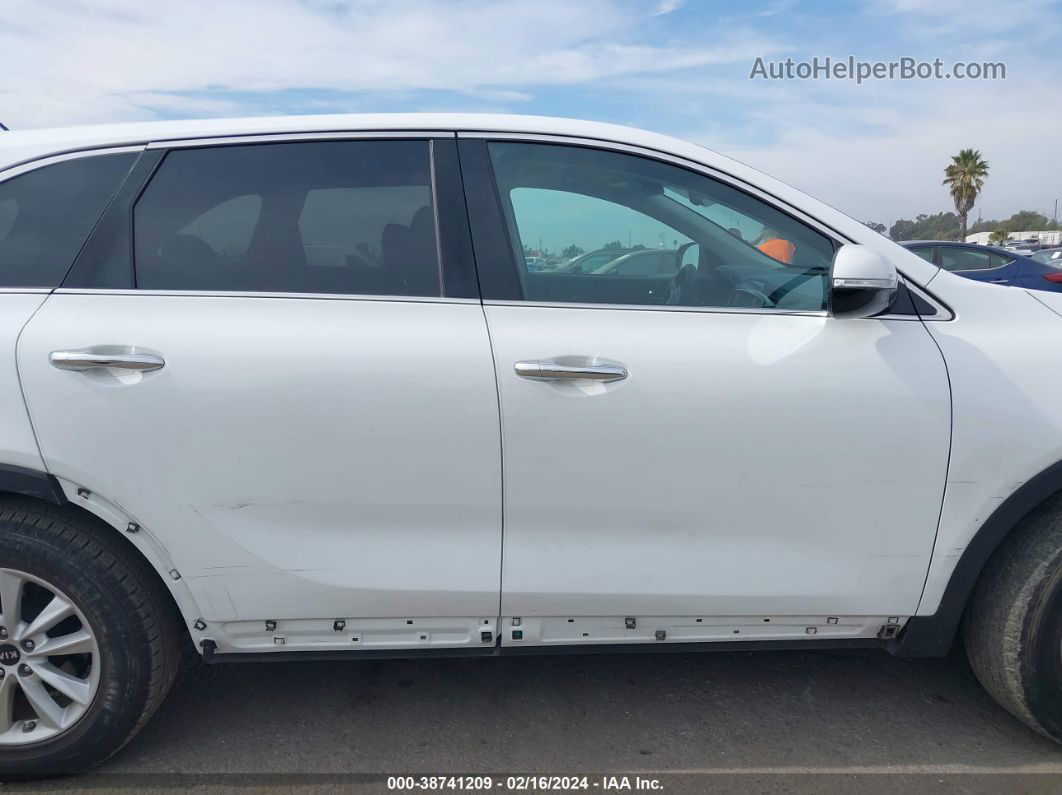 2020 Kia Sorento 3.3l Lx White vin: 5XYPG4A53LG622179