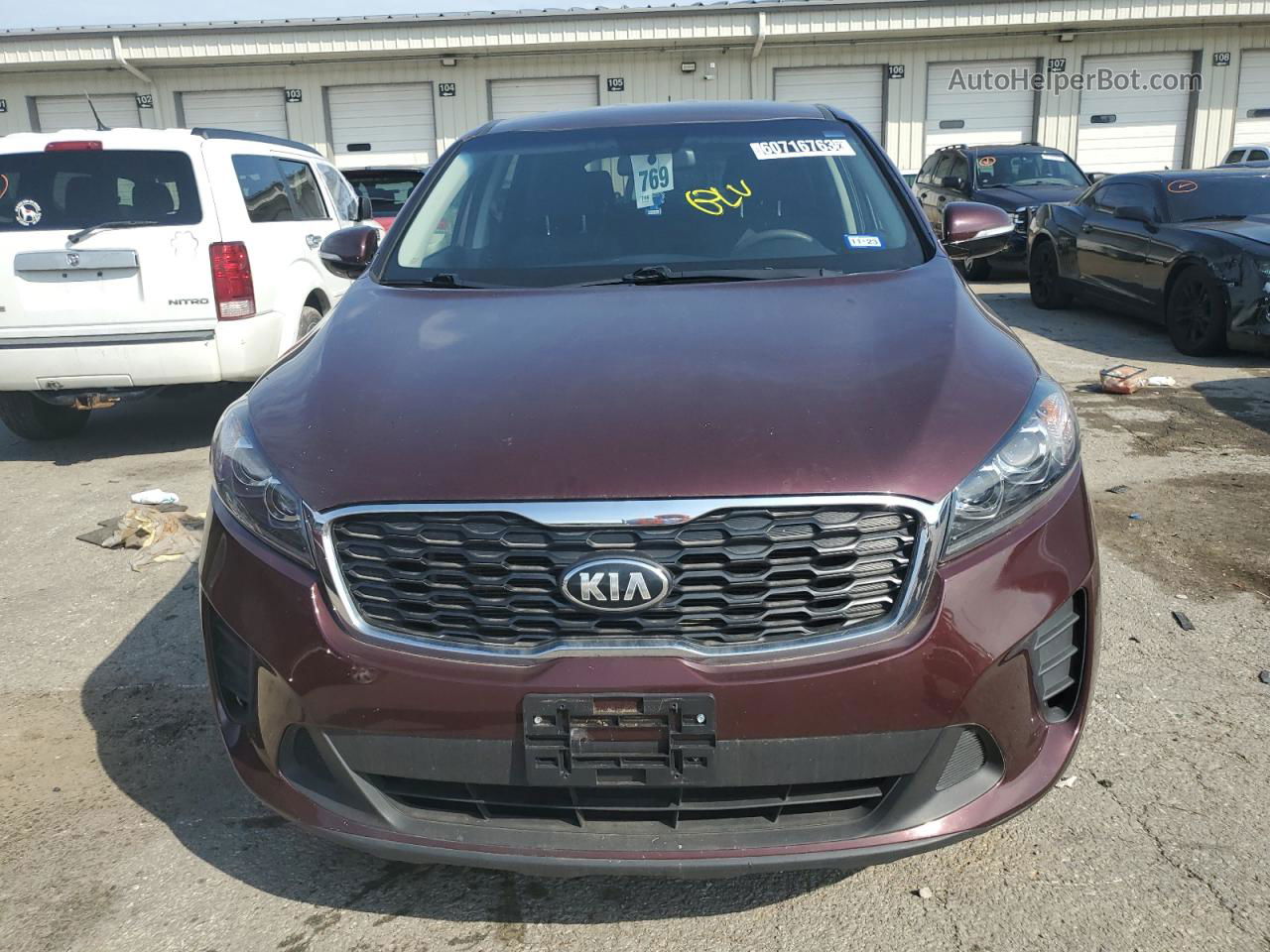 2020 Kia Sorento S Burgundy vin: 5XYPG4A53LG630119