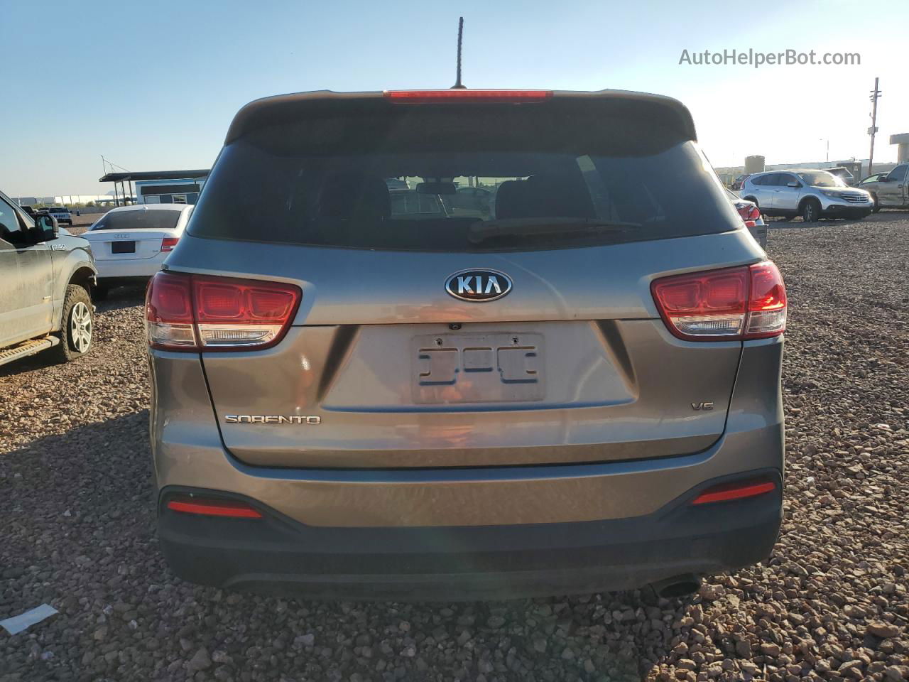 2017 Kia Sorento Lx Gray vin: 5XYPG4A54HG249709