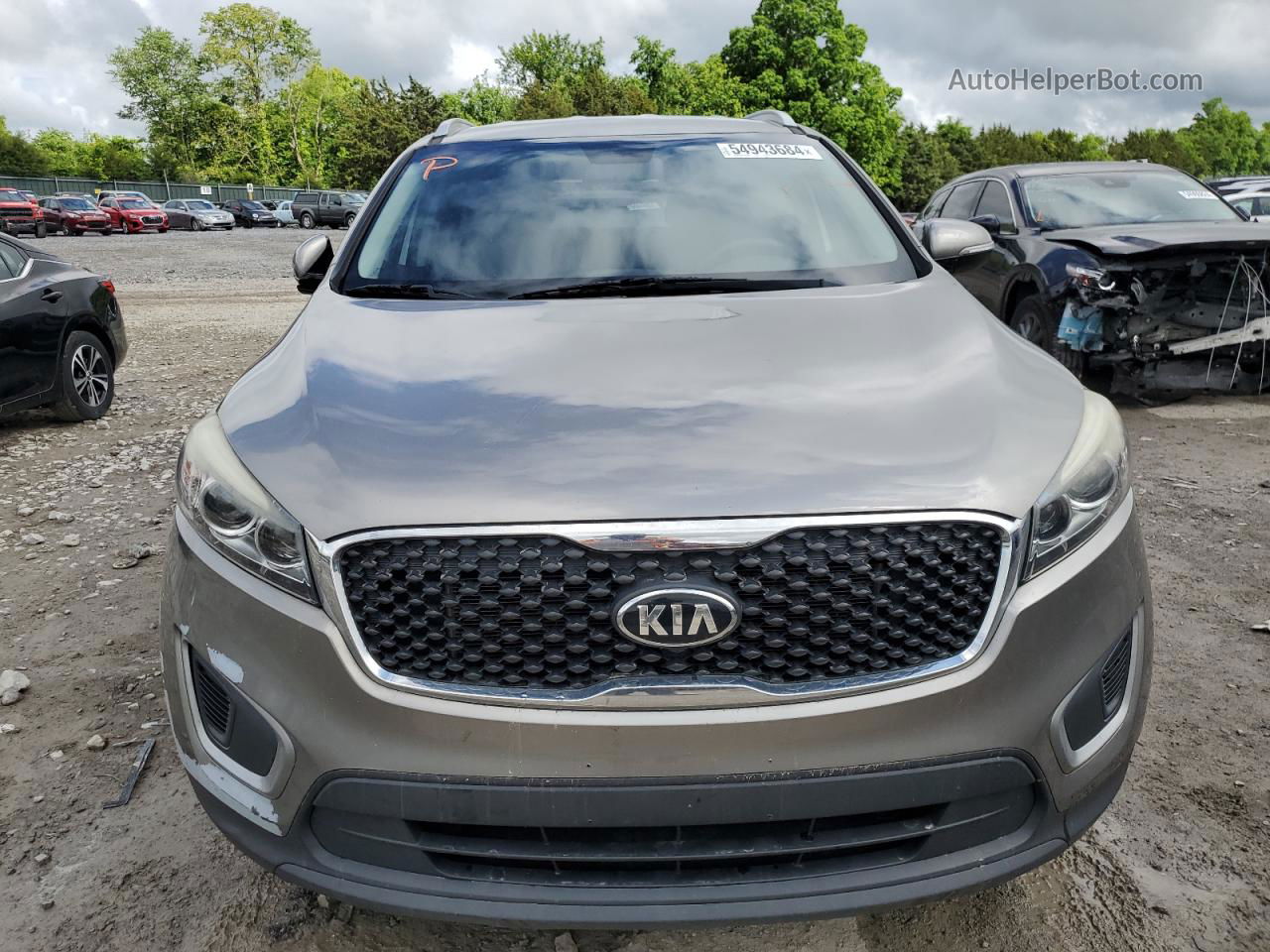 2018 Kia Sorento Lx Gray vin: 5XYPG4A54JG359701